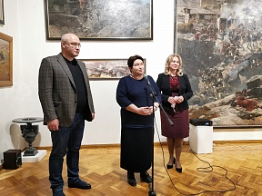 Эскиз панорамы Франца Рубо «Штурм аула Ахульго», приобретенный за 8,7 млн рублей, выставили в Дагестанском музее изобразительных искусств