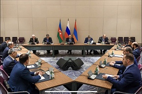 Вступительное слово Министра иностранных дел Российской Федерации С.В.Лаврова в ходе встречи с Министром иностранных дел Азербайджана Д.А.Байрамовым и Министром иностранных дел Армении А.С.Мирзояном, Астана, 14 октября 2022 года 